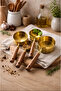 4Pcs Large Size Stainless Steel Wooden Handle Measure Spoon Set Measuring Cup 60ml 80ml 125ml 250ml