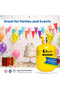 Jumbo Disposable Helium Party Kit - 50 Balloons - 2
