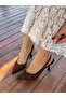 Brown Suede (Ketty) Women's Heeled Stiletto - 4