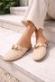 İnci Ve Gold t Buckled E Plaid D Textured Stylish Women's t Slipper House Slippers - 3