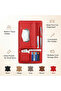 Car Sun Visor Tissue Holder Organizer with Card Slots & Pen Holder – PU Leather Multifunction - 3
