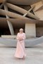 New Season!!! Chiffon Organza Glitter Fabric Hijab Evening Dress