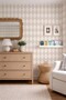 (Pp-166) Arched Striped Half Wall Sticker – Self-Adhesive Wall Covering for Baby and Children's Room - 3