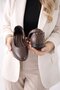 Women's Leather Open-Side Ballet Flats for Home and Outdoor Wear