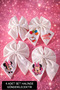 Girl's Buckle Set Set of 4 Cartoon Character School Holiday Combination Hello Kitty Minnie Mause