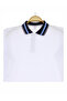 6/15 Years Old Bluz Okulluk Lacost Collar Fabric White - 4