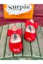 Bow Detailed Banded Orthopedic Children's Ballerinas - 6