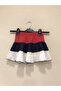 Girl's Layered Cotton Fabric Skirt with Elastic Waist 9284 - 3