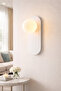 Elips Applique White | |   Metal Sconce | |   White Glop Glass | |   Wall Lamp Bedroom-Bedside-Bathroom ✨   Wall Sconce Modern Sconce Glass Sconce Decorative Sconce E-27 Lamp Holder Living Room Sconce Mirror Side Hall Entrance - 6