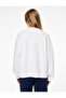 Fleece-Lined Stitch Licensed Crew Neck Printed Oversized Sweatshirt - 4