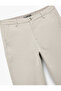 Cotton Gabardine Pocket Detailed Chino Trousers - 5