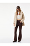 Slim Fit Double Buttoned Flared Pants