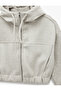 Hooded Long Sleeve Zip-Up Cropped Jacket - 6