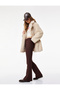 Slim Fit Double Buttoned Flared Pants - 2