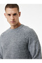 Regular Fit Long Sleeve Basic Crew Neck Knit Sweater