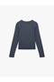 Slim Fit Athlete Look Crew Neck Long Sleeve T-Shirt - 4