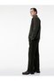 Cotton Pocketed Loose Fit Waist Tie Winter Corded Fabric Velvet Trousers - 2