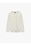 Long Sleeve Crew Neck Brushed Inside Printed Sweatshirt - 3