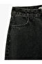 Buttoned Pocket Cotton Regular Waist Straight Leg Stonewashed Jeans - Straight Fit Jeans - 7