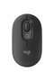 Mouse Wireless POP cu emoji, Bluetooth, Silent Touch, 3 Way Easy-Switch, Graphite