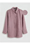 Lcw Modest Brown Patterned Modal Blend Women's Shirt Tunic - 3