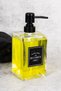 550 ml Glass Liquid Soap Dispenser with Label, Single Bathroom Organizer Soap Dispenser - 3