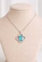 Women's Silver Color Model Zircon Stone Necklace - 2