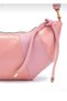 Women's Croissant Model Women's Shoulder Bag with Wrinkled Leather Detail - 4