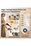 High Pressure 2500W Handheld Steam Cleaner – 6-Level Control, Large Tank Portable Steamer for Car - 3