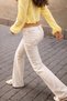 Slim Fit Low Waist Flare Jean Bootcut Wide Leg Low Waist Jeans Trousers - 4