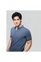 Men's Slim Fit Small Lion Zipper Polo - 4