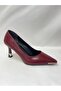 Ll2727 Skin-Textured Leather Material Three-Part Metal Special Stone Embroidered Design Galvanized Heel with Heels B - 3