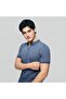 Men's Slim Fit Small Lion Zipper Polo - 5