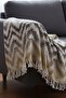 Cotton Balcony and Sofa Blanket - 130X170 cm Soft Textured Shawl - 7