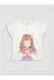 Lcw Kidsekru Crew Neck Printed Girls' T-Shirt - 2