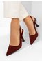 Slingback Anabela grena - 2