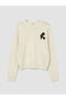 I Zero Roba Collar Flower Embroidered Girls' Knitwear Sweater from Freezen Store