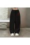 Women's Just a Girl Printed Over-The-Top Baby Tee Crop and Baggy Sweatpants - Two-Piece Sweat Suit - 3
