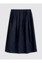 I Beli Zippered Pleated Jean Skirt from Freezen Store - 2