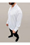 Men's Aerobin Fabric Oversize 4 Season Long Sleeve Comfortable Fit Shirt - White - 2