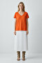 2 Pieces Front and Back V-Neck Basic T-Shirts - 5