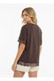 26006 100% Cotton Crew Neck Lace Detail Loose Combed Cotton Blouse - 2