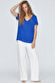 2 Pieces Front and Back V-Neck Basic T-Shirts - 7