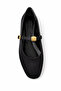 Libon Women's Buckle Detailed Satin Ballerinas Black - 4