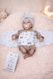 0-4 Months New Season Patterned Colorful 100% Cotton Ready-Made Half Girdle Swaddle Belt (Oeko Tex Cif Certified) - 7