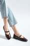 Women's Babet Brown Small Roklu Helmeted Shoes - 4