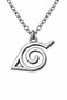Naruto Konoha Leaf Pattern Anime Necklace – Unisex Adult Necklace - 4