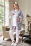 New Season Polka Dot Lace Summer Special Design 100% Cotton Maternity Dressing Gown Pajama Set