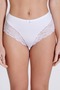 1 Piece 0123 Lace Detailed Modal Women's Panties White m
