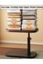 Side Table,Home Coffee Table for Small Spaces 360° Swivel & Adjustable Height Sofa End Tables bedsid - 5